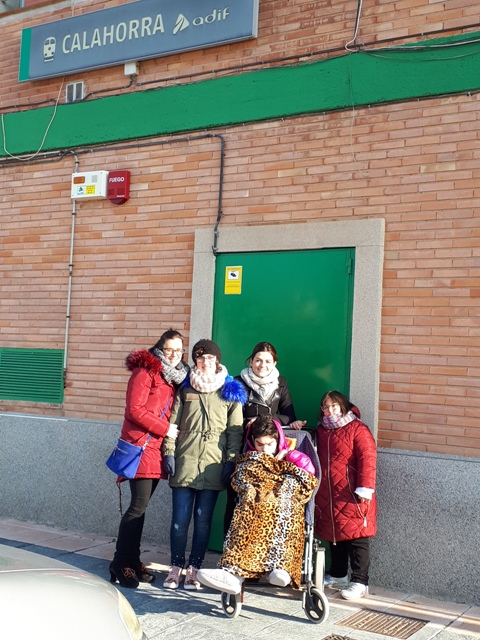 EL AULA “CORAZÓN DESPIERTO” VISITA LA ESTACIÓN DE TREN DE CALAHORRA