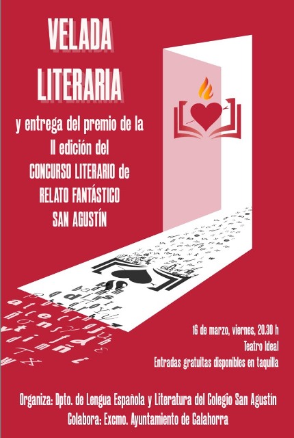 VELADA LITERARIA 16/03/2018