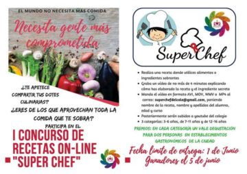 CONCURSO DE VÍDEO – RECETAS “EL SUPER CHEF DEL COLE”