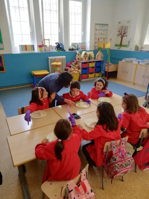 TALLER DE COCINA EN 3º DE EDUCACIÓN INFANTIL