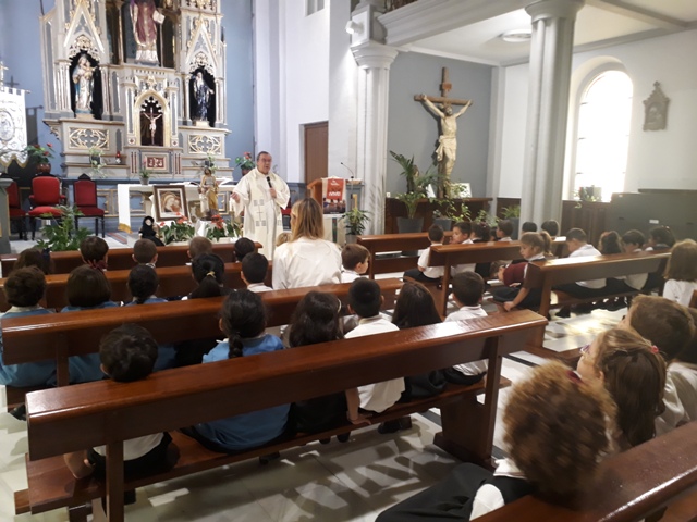 LOS ALUMNOS DE EDUCACIÓN INFANTIL VISITAN A SAN AGUSTÍN