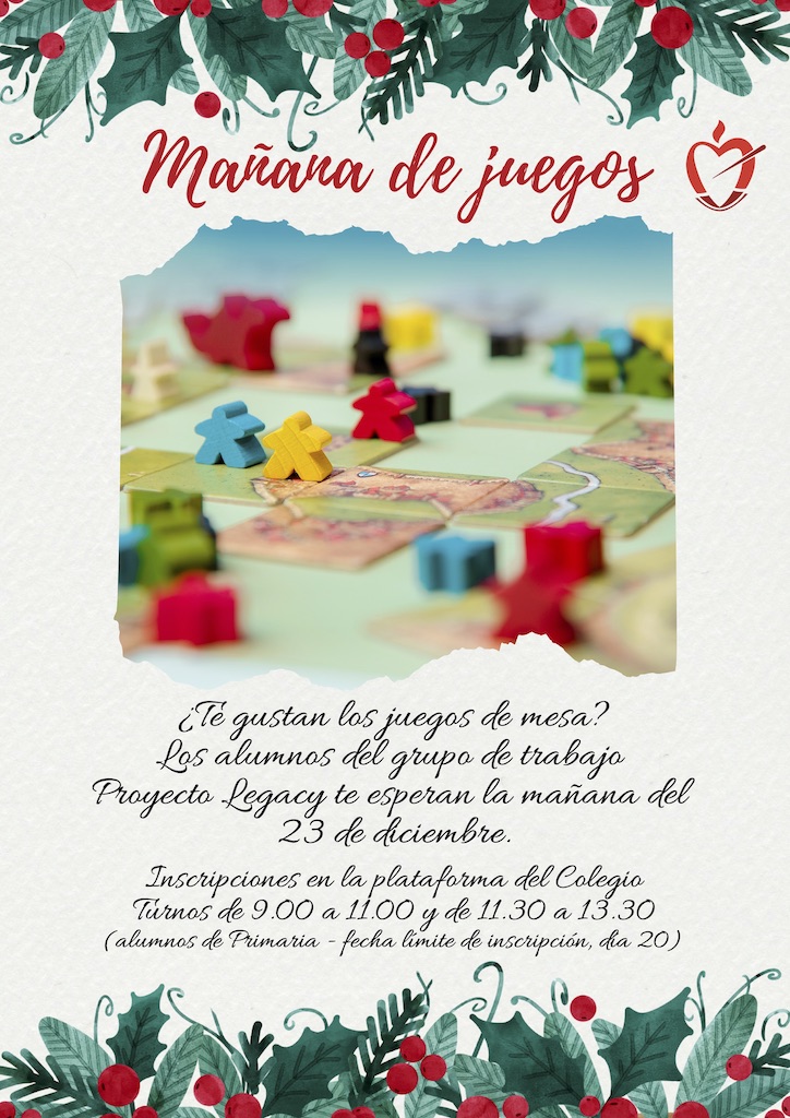 Mañana de juegos mesa en Navidad – COLEGIO SAN AGUSTÍN