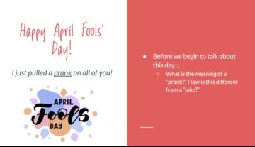 April Fools’ Day