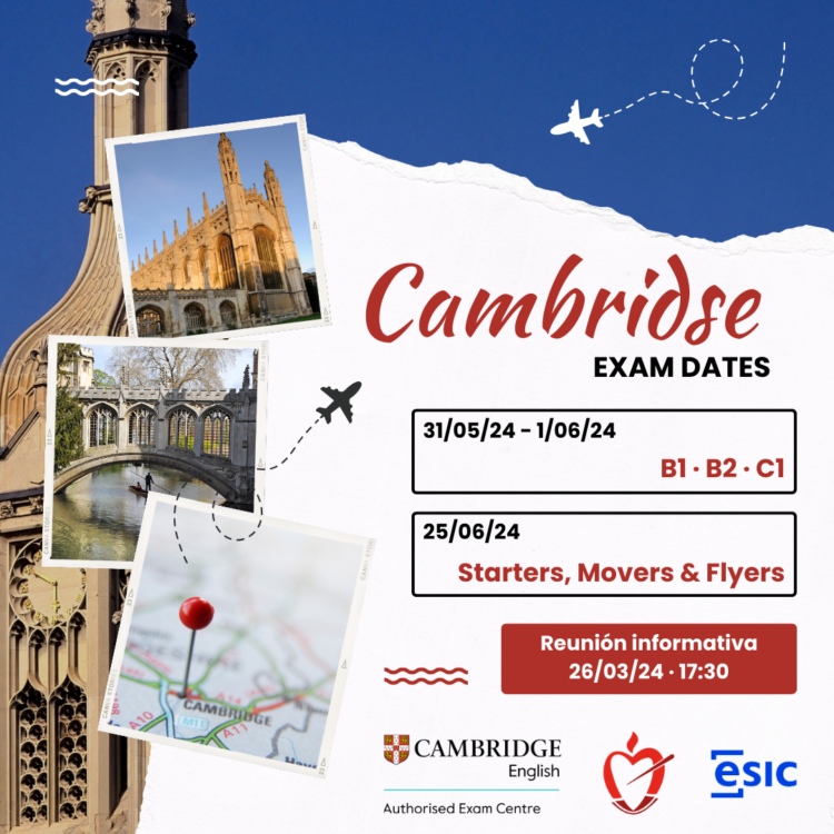 ¡Ya tenemos fechas para los exámenes de Cambridge!
